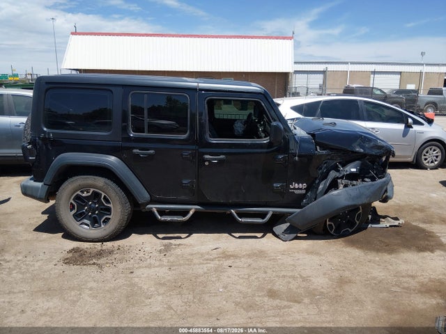 2018 Jeep Wrangler Unlimited Sport 4x4 მანქანა იყიდება აუქციონზე, vin: 1C4HJXDN1JW264633, აუქციონის ნომერი: 45883554