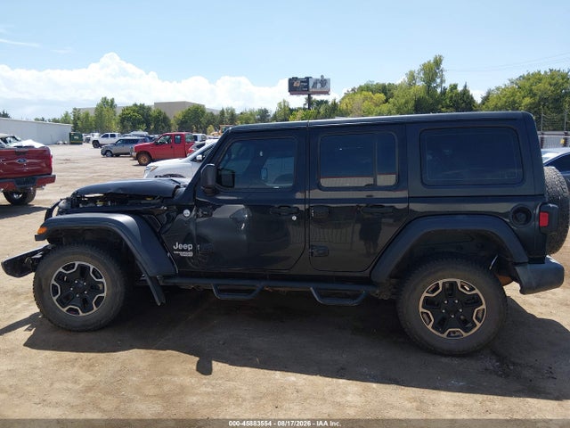 2018 Jeep Wrangler Unlimited Sport 4x4 მანქანა იყიდება აუქციონზე, vin: 1C4HJXDN1JW264633, აუქციონის ნომერი: 45883554