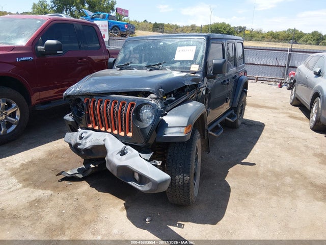 2018 Jeep Wrangler Unlimited Sport 4x4 მანქანა იყიდება აუქციონზე, vin: 1C4HJXDN1JW264633, აუქციონის ნომერი: 45883554