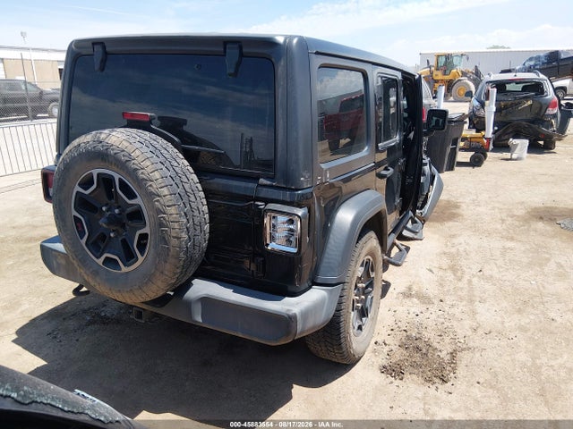 2018 Jeep Wrangler Unlimited Sport 4x4 მანქანა იყიდება აუქციონზე, vin: 1C4HJXDN1JW264633, აუქციონის ნომერი: 45883554