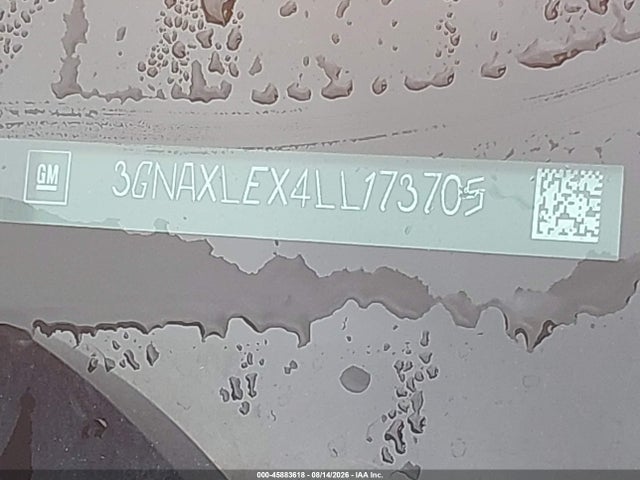 3GNAXLEX4LL173705 Chevrolet Equinox Fwd Lt 2.0l Turbo