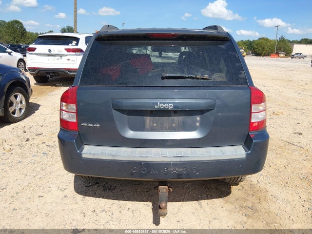 2008 Jeep Compass Sport მანქანა იყიდება აუქციონზე, vin: 1J8FF47W98D666524, აუქციონის ნომერი: 45883657