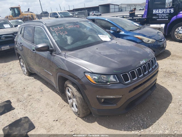 2021 Jeep Compass Latitude Fwd მანქანა იყიდება აუქციონზე, vin: 3C4NJCBB1MT600473, აუქციონის ნომერი: 45883677