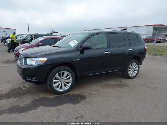 2010 Toyota Highlander Hybrid Limited V6 მანქანა იყიდება აუქციონზე, vin: JTEJW3EH9A2043644, აუქციონის ნომერი: 45883892