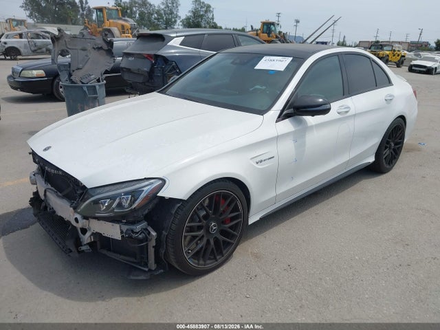 45883907 :رقم المزاد ، 55SWF8HB5JU259792 vin ، 2018 Mercedes-benz Amg C 63 S مزاد بيع
