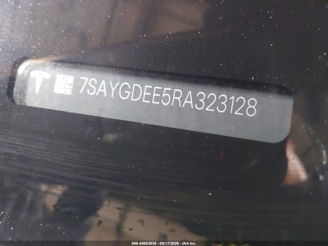 Продаж на аукціоні авто 2024 Tesla Model Y Long Range Dual Motor All-wheel Drive, vin: 7SAYGDEE5RA323128, номер лоту: 45883936