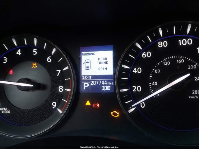 45884092 :رقم المزاد ، JN1BY1AR7EM320536 vin ، 2014 Infiniti Q70 3.7x مزاد بيع
