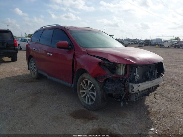 2015 Nissan Pathfinder S მანქანა იყიდება აუქციონზე, vin: 5N1AR2MN9FC663470, აუქციონის ნომერი: 45884171