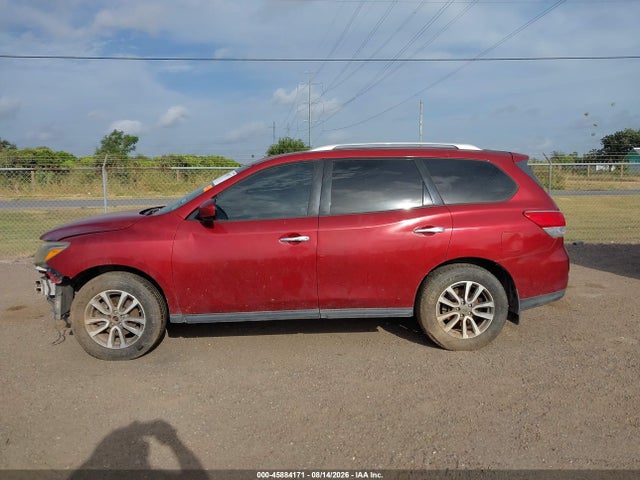 2015 Nissan Pathfinder S მანქანა იყიდება აუქციონზე, vin: 5N1AR2MN9FC663470, აუქციონის ნომერი: 45884171