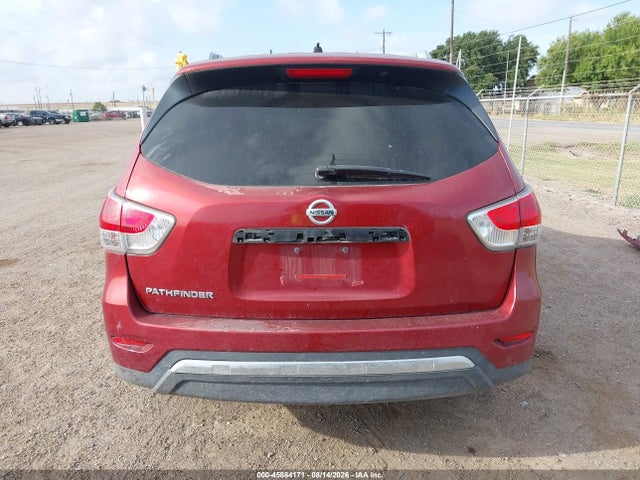 2015 Nissan Pathfinder S მანქანა იყიდება აუქციონზე, vin: 5N1AR2MN9FC663470, აუქციონის ნომერი: 45884171