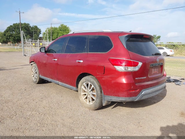 2015 Nissan Pathfinder S მანქანა იყიდება აუქციონზე, vin: 5N1AR2MN9FC663470, აუქციონის ნომერი: 45884171