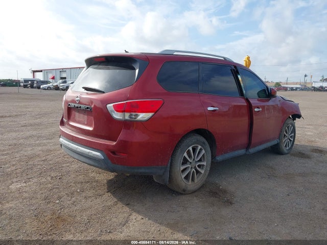 2015 Nissan Pathfinder S მანქანა იყიდება აუქციონზე, vin: 5N1AR2MN9FC663470, აუქციონის ნომერი: 45884171