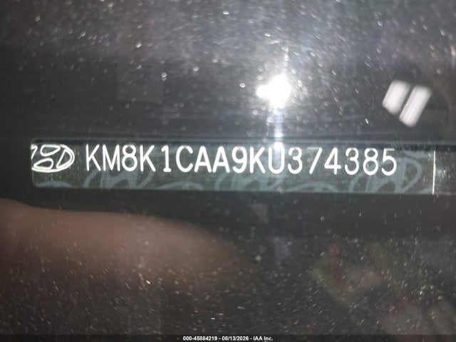 Aukcja sprzedaży 2019 Hyundai Kona Se, vin: KM8K1CAA9KU374385, numer aukcji: 45884219