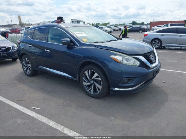 Продажа на аукционе авто 2015 Nissan Murano Platinum, vin: 5N1AZ2MH6FN242031, номер лота: 45884262