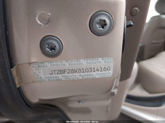 Aukcja sprzedaży 2001 Toyota Camry Le V6, vin: JT2BF28K810314160, numer aukcji: 45884269