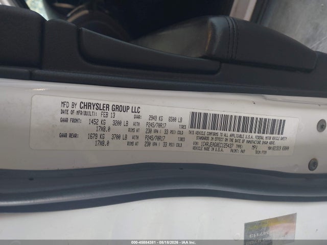 Jeep Grand Cherokee Laredo 2014 1C4RJEAGOEC125437 Image 9