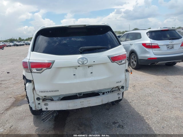 Aukcja sprzedaży 2015 Toyota Highlander Xle V6, vin: 5TDKKRFH7FS065678, numer aukcji: 45884672