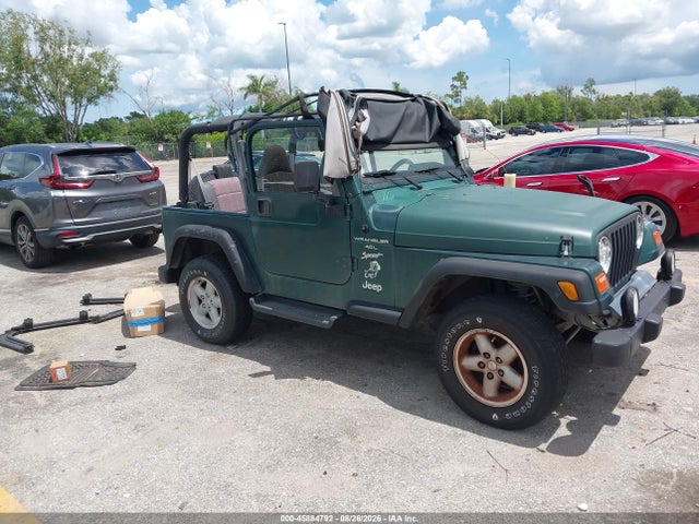 45884792 :رقم المزاد ، 1J4FA49S8YP704849 vin ، 2000 Jeep Wrangler Sport مزاد بيع