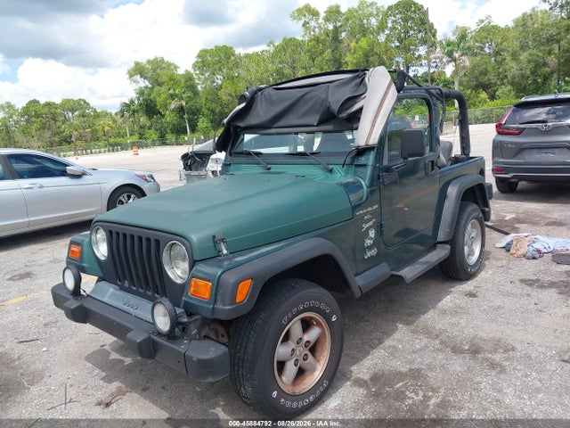 45884792 :رقم المزاد ، 1J4FA49S8YP704849 vin ، 2000 Jeep Wrangler Sport مزاد بيع