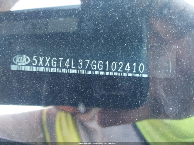 45884883 :رقم المزاد ، 5XXGT4L37GG102410 vin ، 2016 Kia Optima Lx مزاد بيع