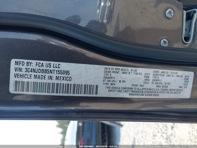 Jeep Compass Latitude 4x4 2022 3C4NJDBB5NT155095 Image 9