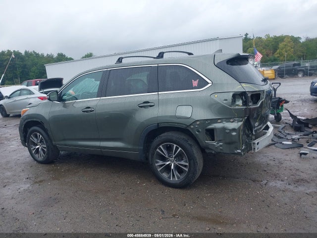 Aukcja sprzedaży 2016 Toyota Highlander Xle V6, vin: 5TDJKRFHXGS230605, numer aukcji: 45884939