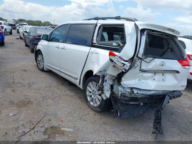 2014 Toyota Sienna Limited V6 7 Passenger მანქანა იყიდება აუქციონზე, vin: 5TDYK3DC4ES425115, აუქციონის ნომერი: 45885047