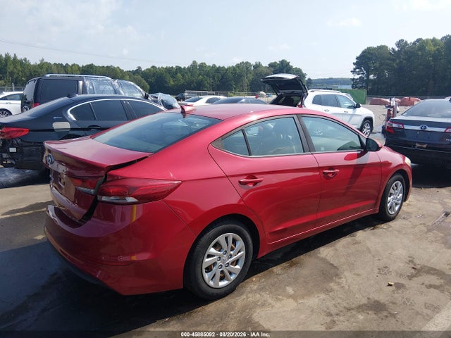 2017 Hyundai Elantra Se მანქანა იყიდება აუქციონზე, vin: KMHD74LF8HU172491, აუქციონის ნომერი: 45885092
