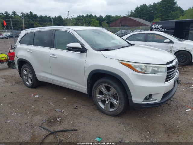 Продаж на аукціоні авто 2014 Toyota Highlander Limited Platinum V6, vin: 5TDDKRFH0ES034585, номер лоту: 45885094