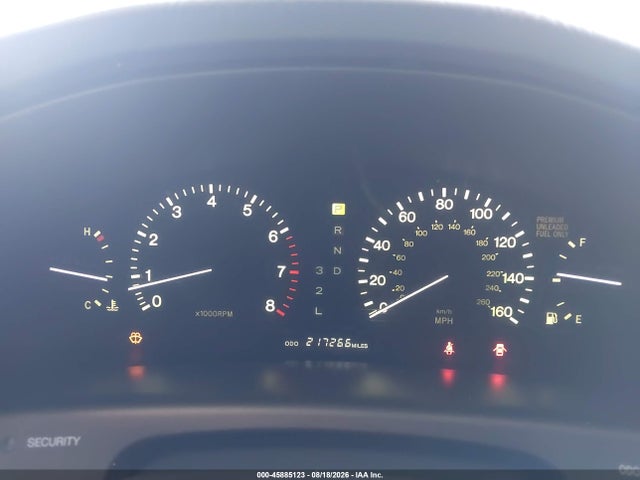 45885123 :رقم المزاد ، JT8BH22F7T0062786 vin ، 1996 Lexus Ls 400 مزاد بيع