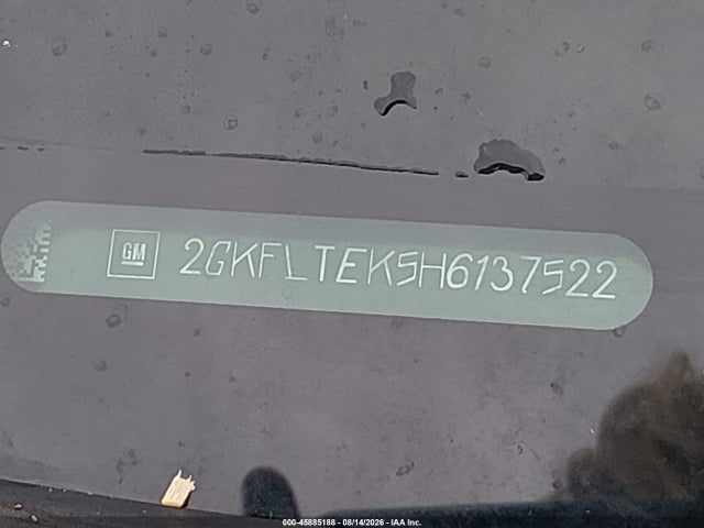 Продажа на аукционе авто 2017 Gmc Terrain Sle-2, vin: 2GKFLTEK5H6137522, номер лота: 45885188