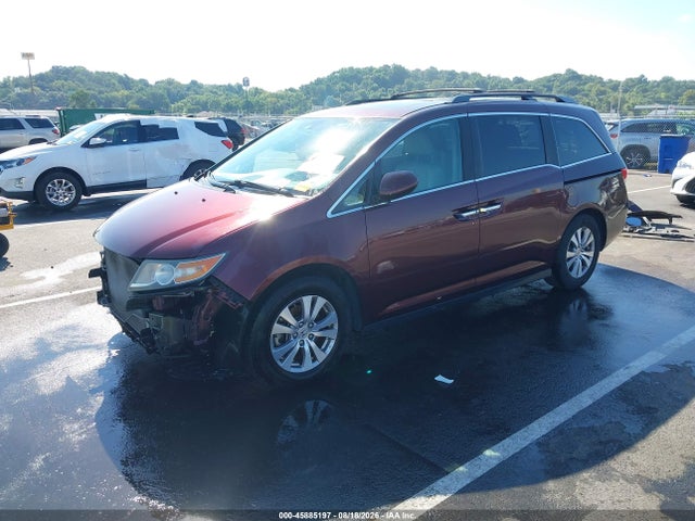2015 Honda Odyssey Ex-l მანქანა იყიდება აუქციონზე, vin: 5FNRL5H67FB100546, აუქციონის ნომერი: 45885197