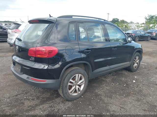 2016 Volkswagen Tiguan S მანქანა იყიდება აუქციონზე, vin: WVGBV7AX1GW593692, აუქციონის ნომერი: 45885345