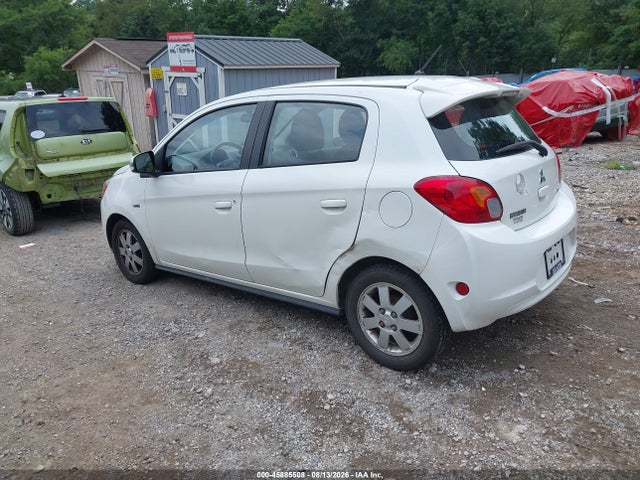 2015 Mitsubishi Mirage Es მანქანა იყიდება აუქციონზე, vin: ML32A4HJ6FH037531, აუქციონის ნომერი: 45885508