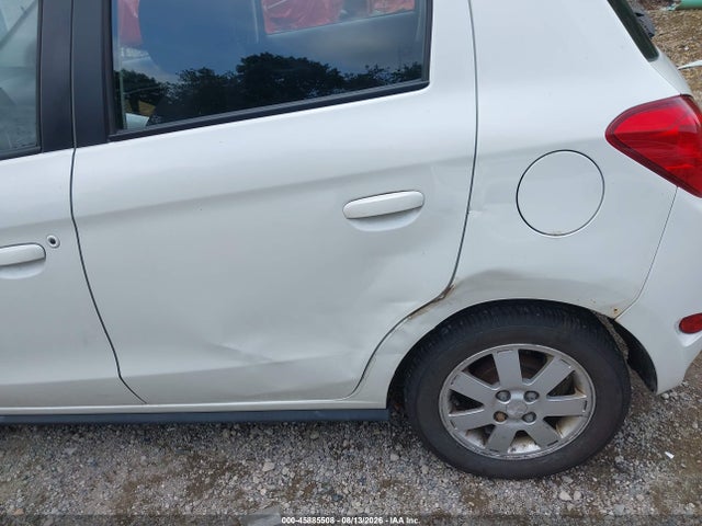 2015 Mitsubishi Mirage Es მანქანა იყიდება აუქციონზე, vin: ML32A4HJ6FH037531, აუქციონის ნომერი: 45885508