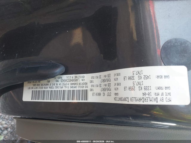 2005 Jeep Grand Cherokee Laredo მანქანა იყიდება აუქციონზე, vin: 1J4HS48N65C545429, აუქციონის ნომერი: 45885511