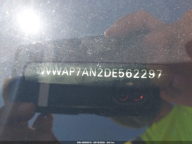 Продаж на аукціоні авто 2013 Volkswagen Cc 2.0t Sport, vin: WVWAP7AN2DE562297, номер лоту: 45885518