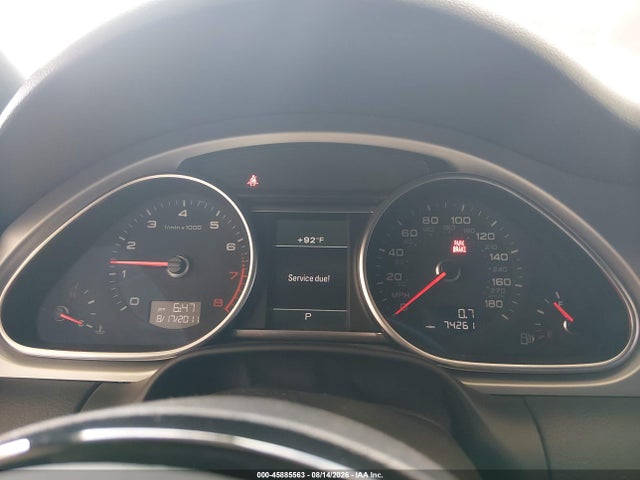 45885563 :رقم المزاد ، WA1DGBFEXCD009274 vin ، 2012 Audi Q7 3.0t S Line Prestige مزاد بيع