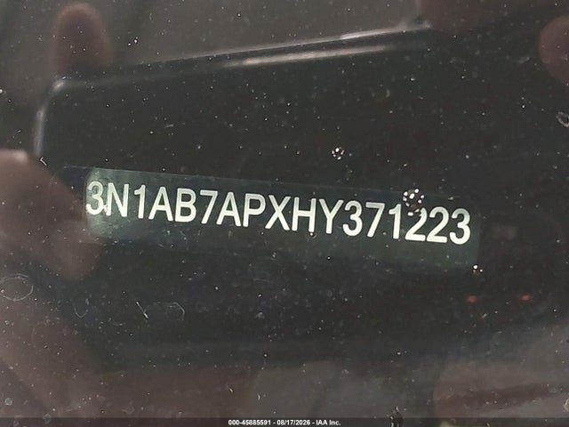 Aukcja sprzedaży 2017 Nissan Sentra Sv, vin: 3N1AB7APXHY371223, numer aukcji: 45885591