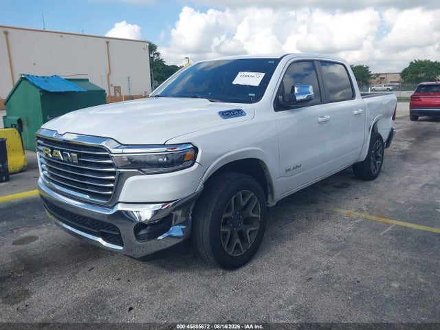 2026 Ram 1500 Laramie  4x4 5'7 Box მანქანა იყიდება აუქციონზე, vin: 3C6SRFJP6T4159725, აუქციონის ნომერი: 45885672