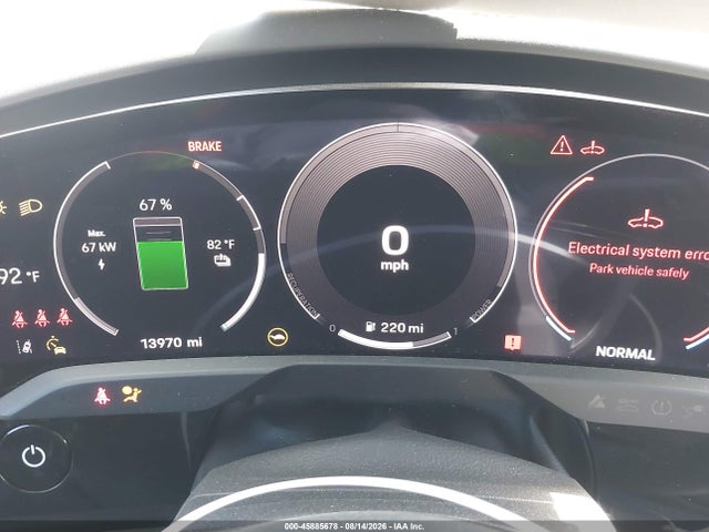 45885678 :رقم المزاد ، WP0AA2Y11SSA08662 vin ، 2025 Porsche Taycan 4 مزاد بيع