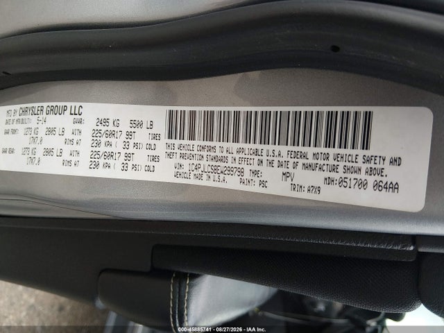 Продажа на аукционе авто 2014 Jeep Cherokee Latitude, vin: 1C4PJLCS8EW299798, номер лота: 45885741