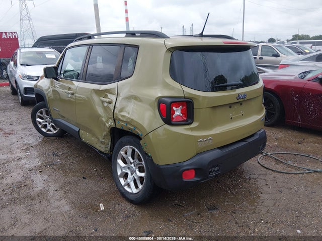 Продаж на аукціоні авто 2015 Jeep Renegade Latitude, vin: ZACCJBBT4FPB98078, номер лоту: 45885804