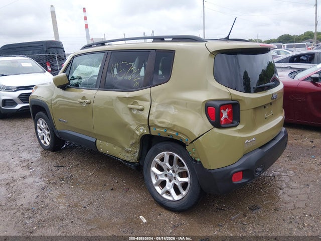 Продаж на аукціоні авто 2015 Jeep Renegade Latitude, vin: ZACCJBBT4FPB98078, номер лоту: 45885804