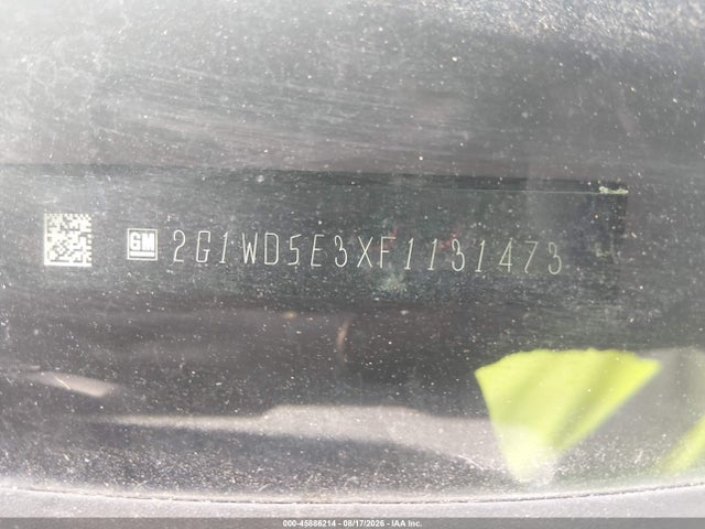 Продаж на аукціоні авто 2015 Chevrolet Impala Limited Police, vin: 2G1WD5E3XF1131473, номер лоту: 45886214