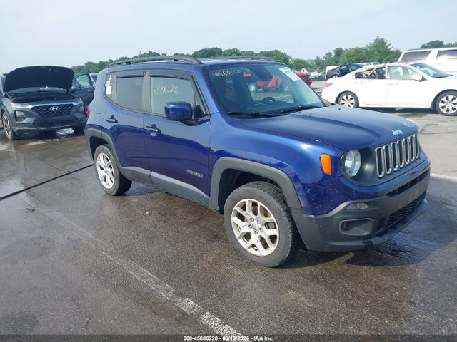 2017 Jeep Renegade Latitude მანქანა იყიდება აუქციონზე, vin: ZACCJBBB2HPE49643, აუქციონის ნომერი: 45886228