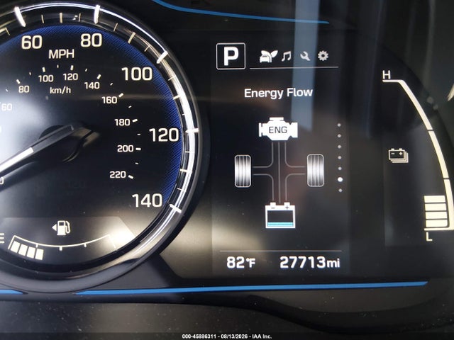 KMHC65LC5KU107082 Hyundai Ioniq Hybrid Blue