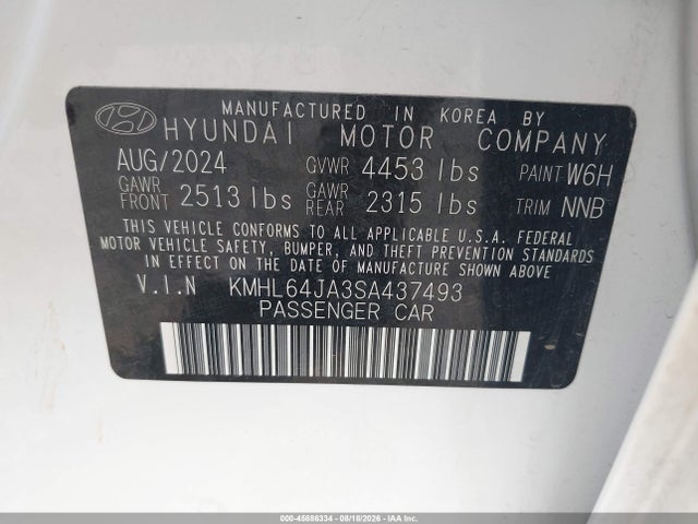 Hyundai SONATA SEL 2025 KMHL64JA3SA437493 Image 9