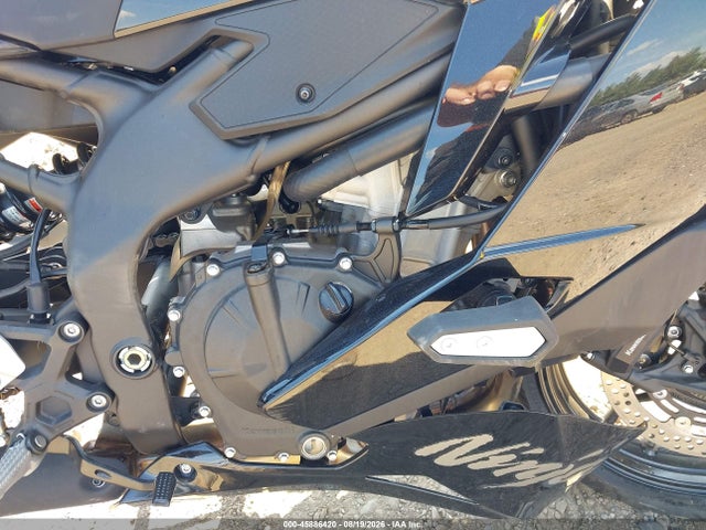 45886420 :رقم المزاد ، ML5ZXCP10SDA42647 vin ، 2025 Kawasaki Zx400 P مزاد بيع