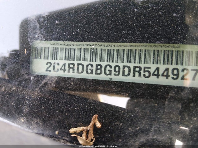 45886495 :رقم المزاد ، 2C4RDGBG9DR544927 vin ، 2013 Dodge Grand Caravan Se مزاد بيع